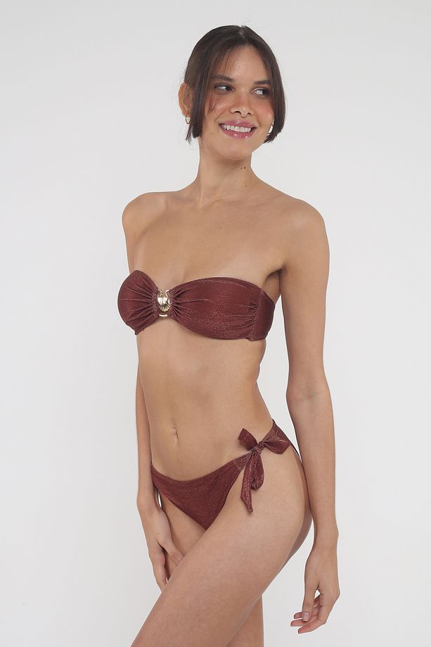 SPLASH straplez simli bikini takımı - 1