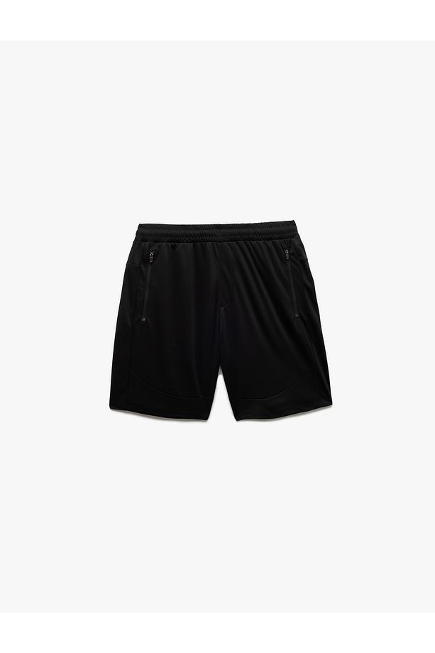 Fermuarlı Cepli Basic Spor Erkek Şort - 3