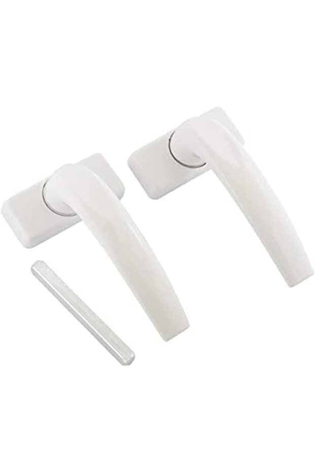 2 Pair Aluminum Door Handle - White Color