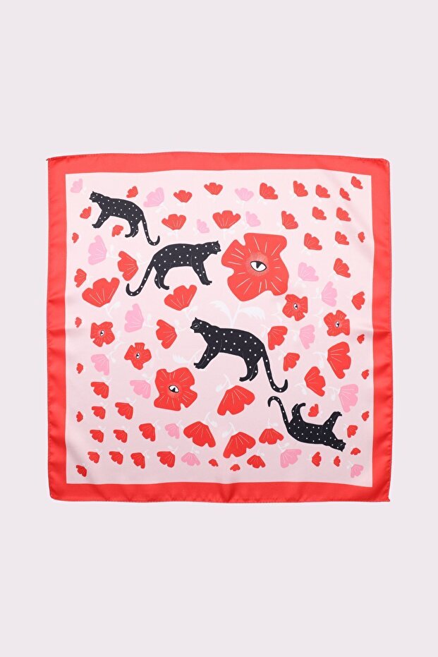 وشاح من الساتان المنقوش - 3