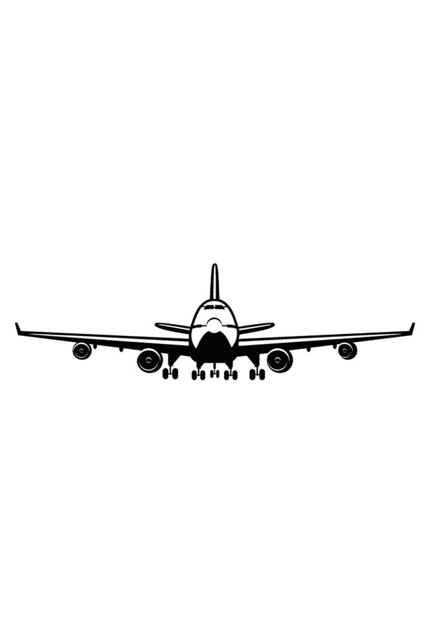 Byr002 Passenger Airplane (Type 3) 30X9 cm [Efsngrck]