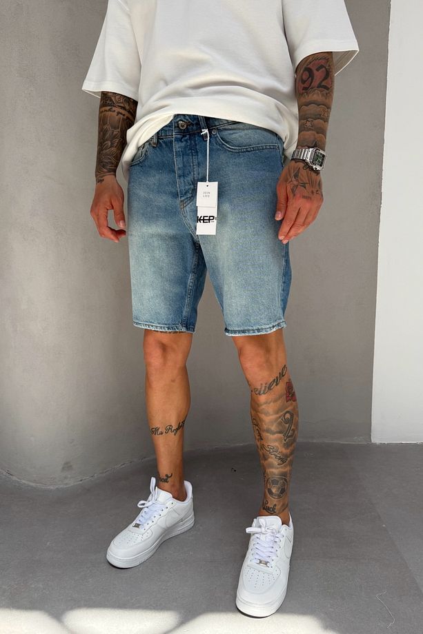 Mavi Denim Kumaş Erkek Jean Kot Şort Mz524 - 2