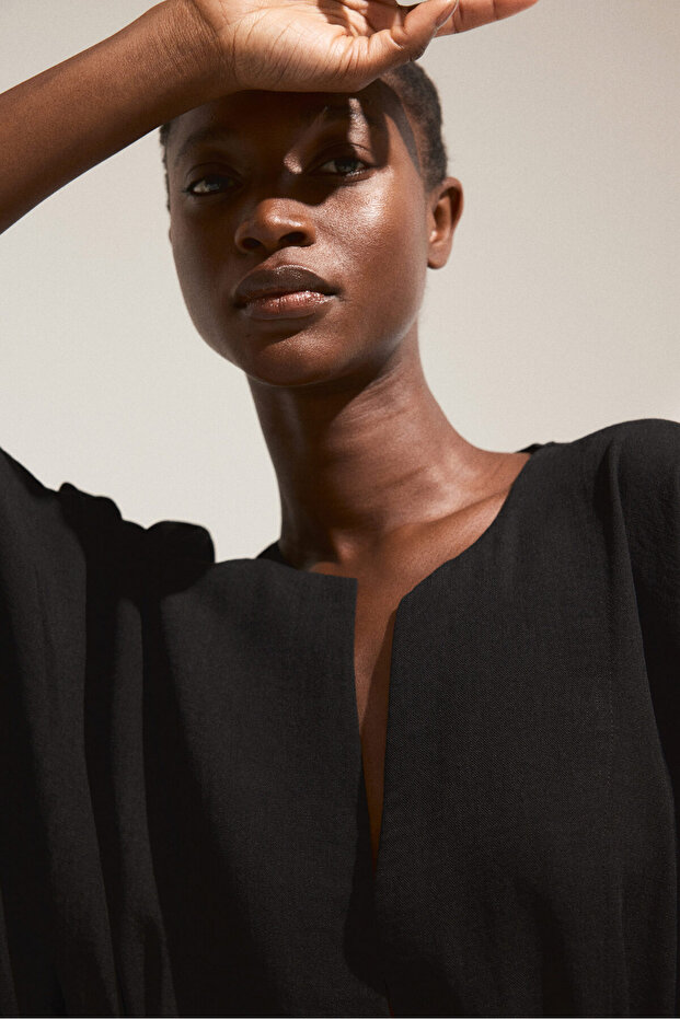 Pamuklu Plaj Kaftanı - 2