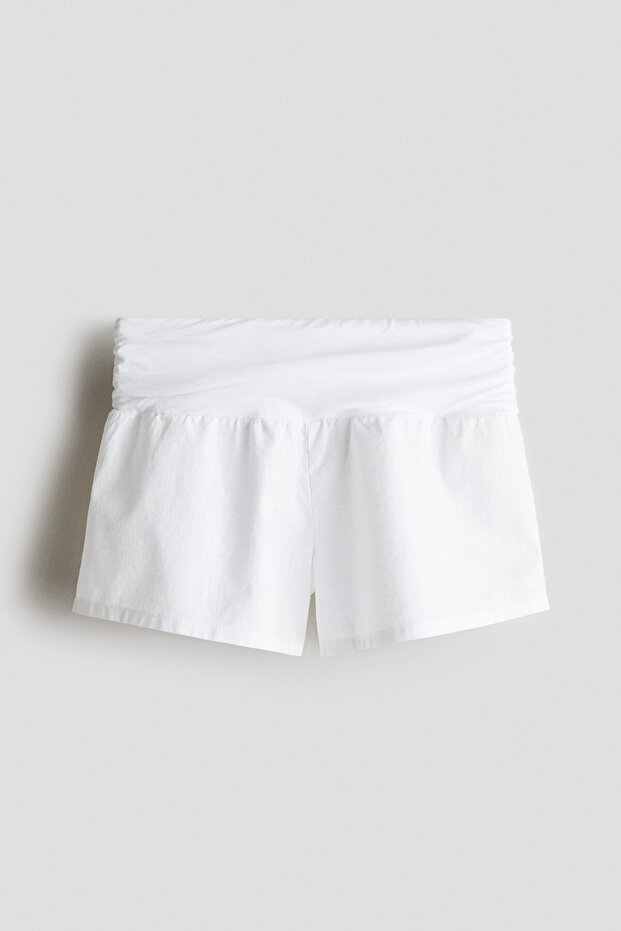 Keten Karışımlı Şort - 2