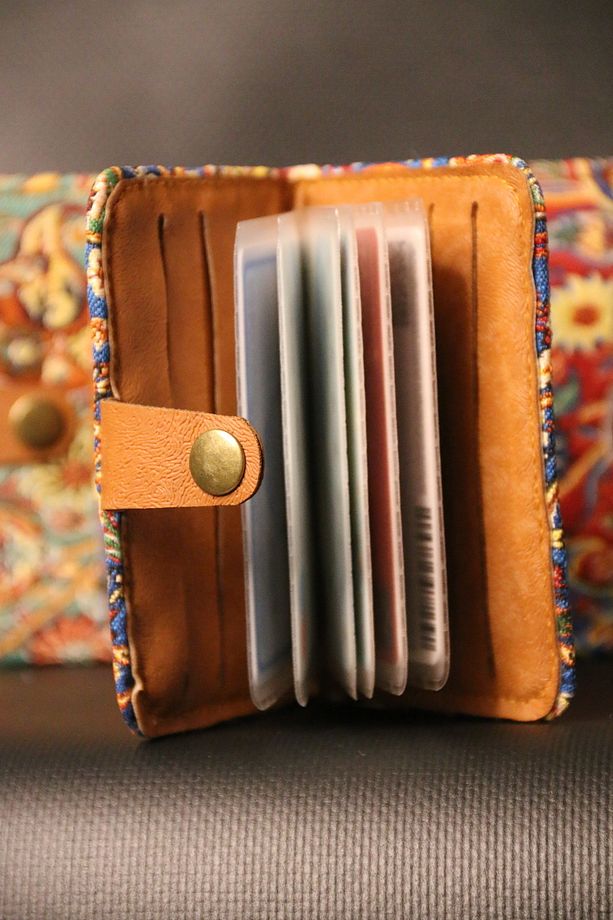 Kilim Desenli Terme, Etnik Desenli, Şeffaf, Zarif Ve Dayanıklı, Cüzdan, Kartlık - 3