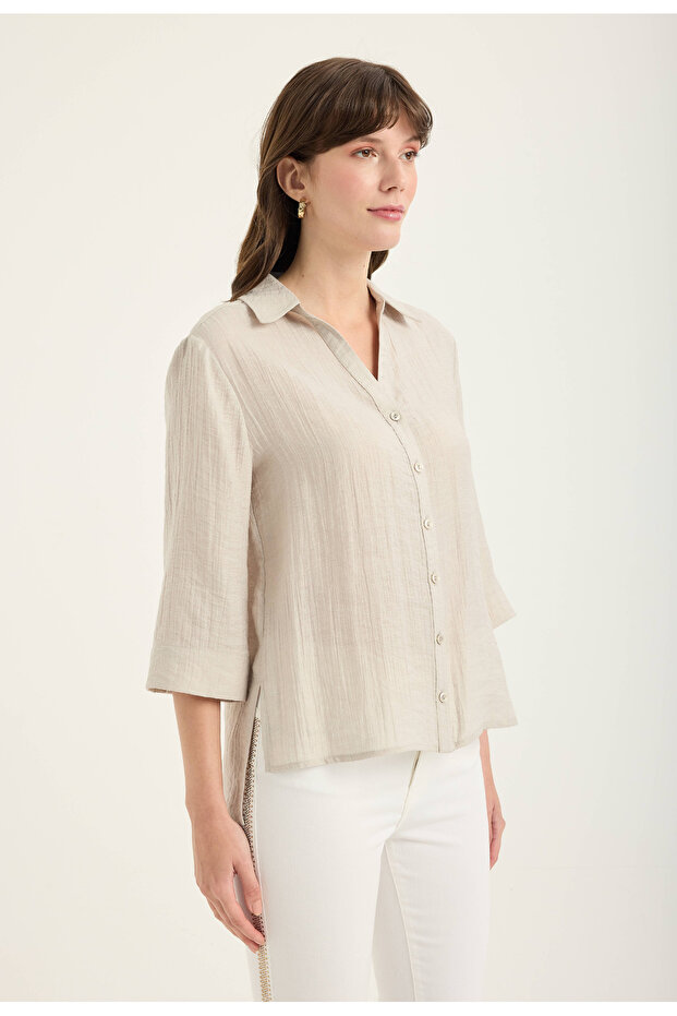 Dökümlü Gömlek - 3