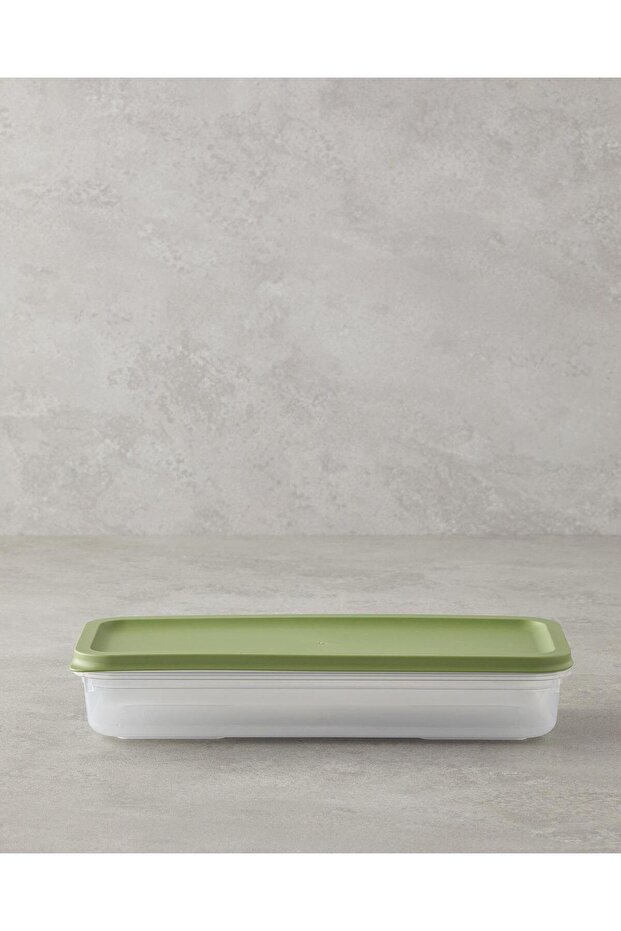 Alice Plastic Storage Container Olive 2600 ml Green