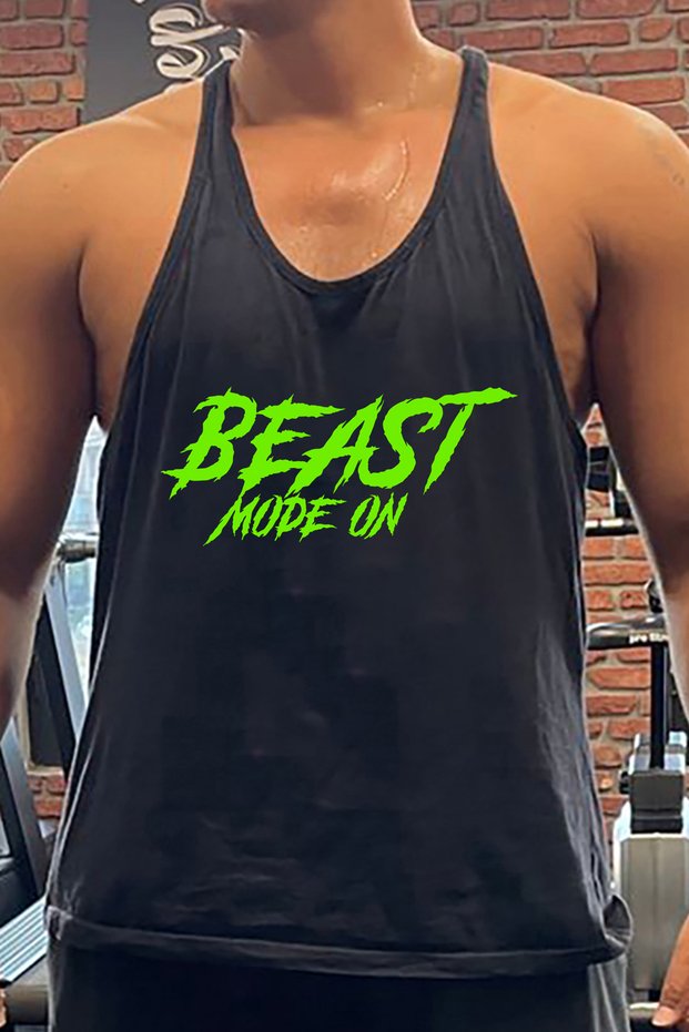 Beaston Gym Fitness Tank Top Sportsman Singlet