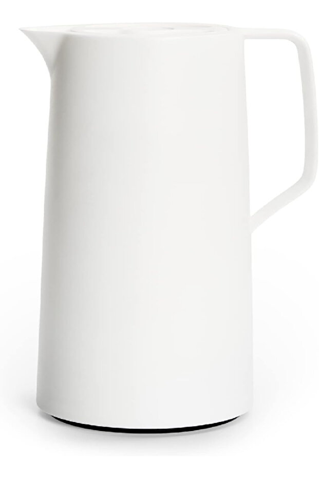 N41704 Motiva Vacuum Jug, 1L – White Nordic Design, Quick Press, 12h Hot/24h Cold, Germany