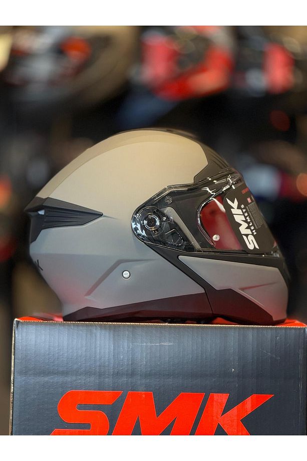 Gullwıng Mat Nardo Gri Çene Açılır Kask (ECE 22.06) (Fit Kalıp) - 5