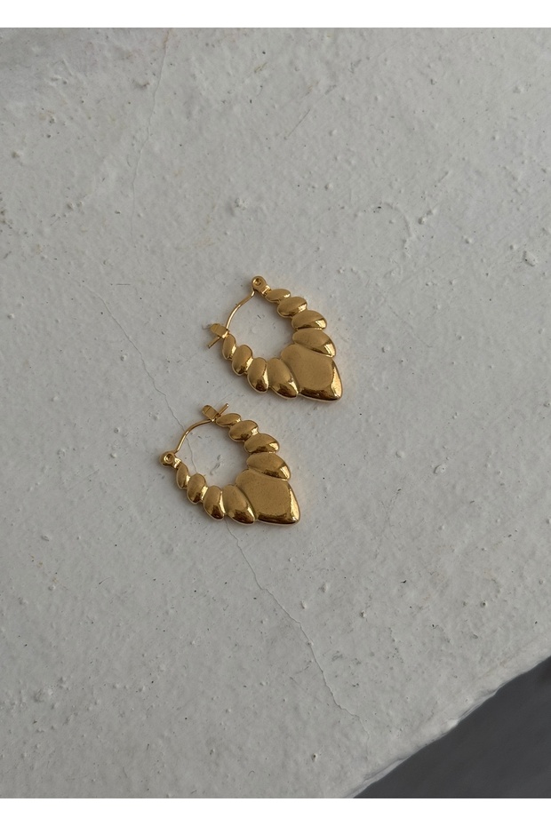 Vintage Steel Hoop Earrings