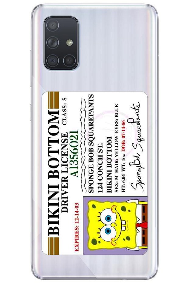 Samsung A71 Driver Pattern Patterned Transparent Silicone Phone Case
