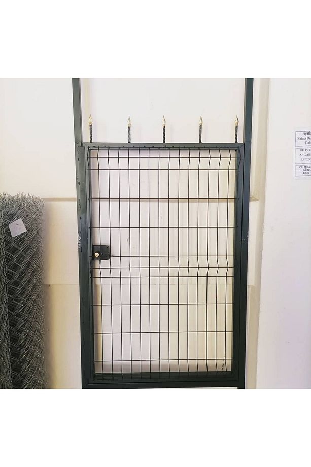 Güvenli Izgara Bahçe Kapısı 1x2 Metre - Kilit Dahil Pratik ve Sağlam - 1