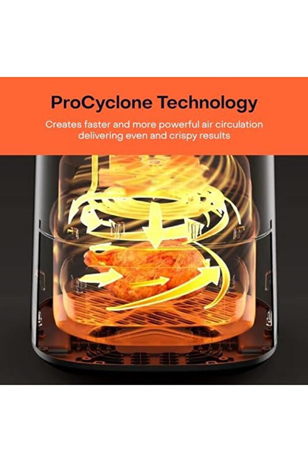 Nutricook Air Fryer Essentials Vision by Caliber Brands, with Clear Window and Internal Light, ProCy - 4