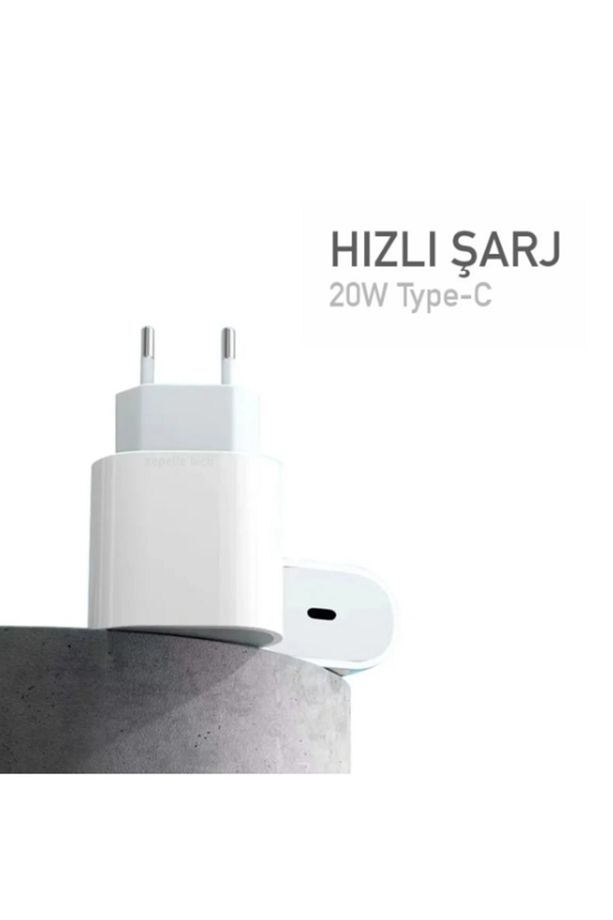 iPhone 11/12/13/14 Pro Max Modeller İçin Uyumlu 20W Type-C Şarj Adaptörü – Hızlı ve Güvenli Şarj - 2