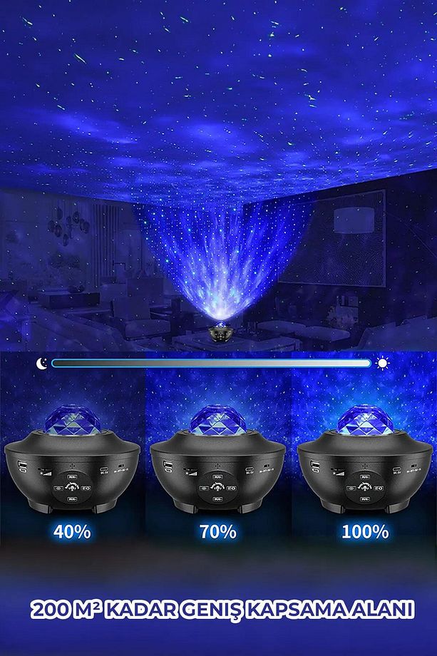 🌌galaxy Bluetoothlu Gece Lambasi - 3