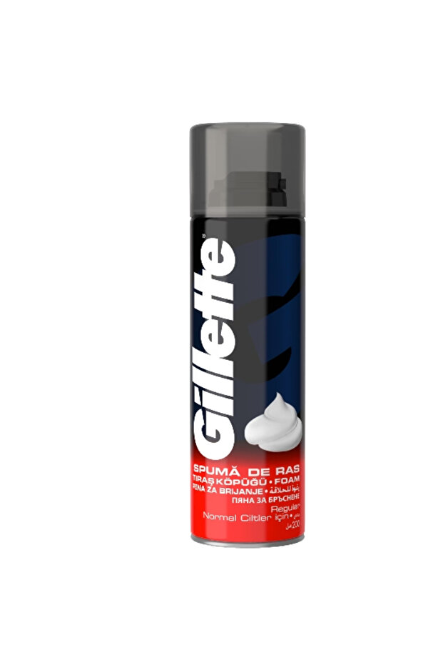 Spuma de ras Gillette Regular, 200ml - 1