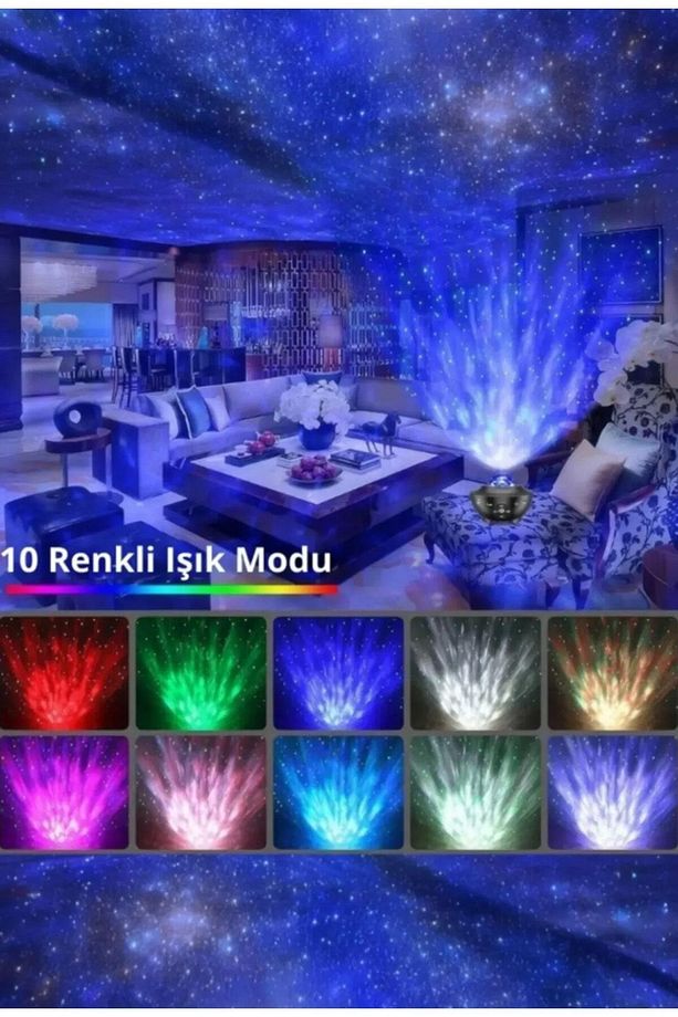🌌galaxy Bluetoothlu Gece Lambasi - 7