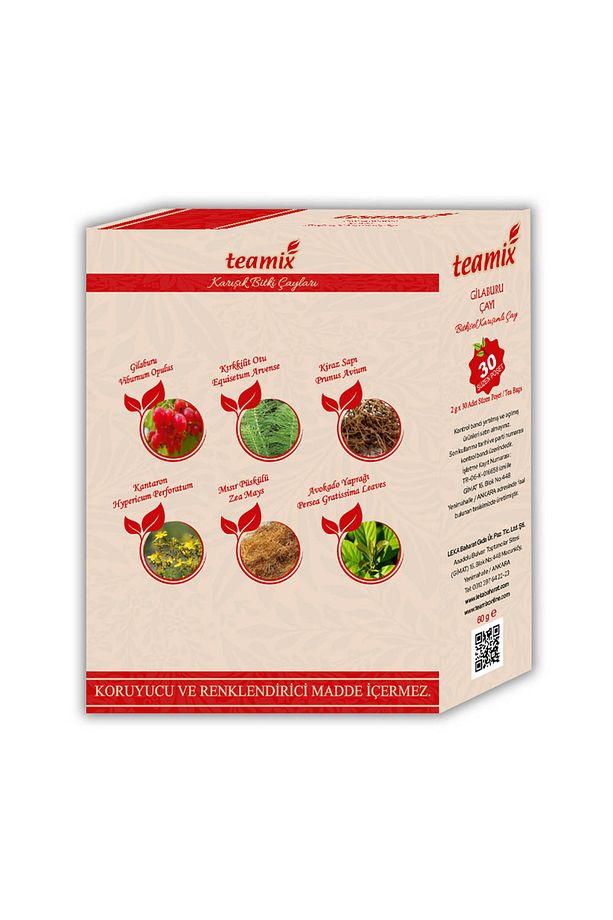 Gilaburu Çayı Bitkisel Karışımlı 60 G 30 Süzen Poşet - 4
