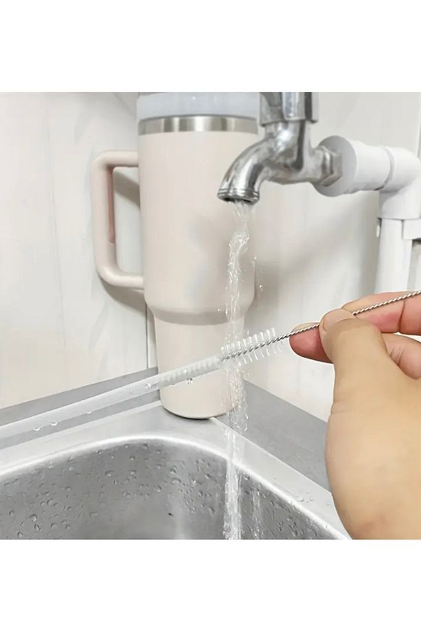 2 Adet Paslanmaz Çelik Pipet Temizleme Fırçası, Stanley 40/30/20 oz Uyumlu,Pipet Temizleme Aracı - 2