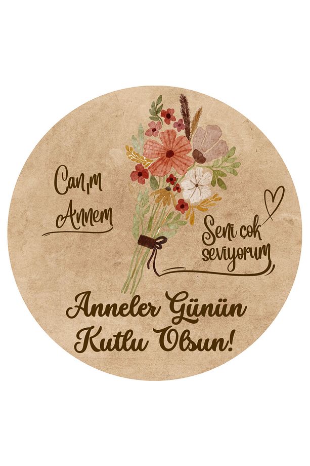 1 Adet 17x26 Anneler Günü Hazır Hediye Paketi Seti (Hediye Paketi + İp+ Etiket) - 2