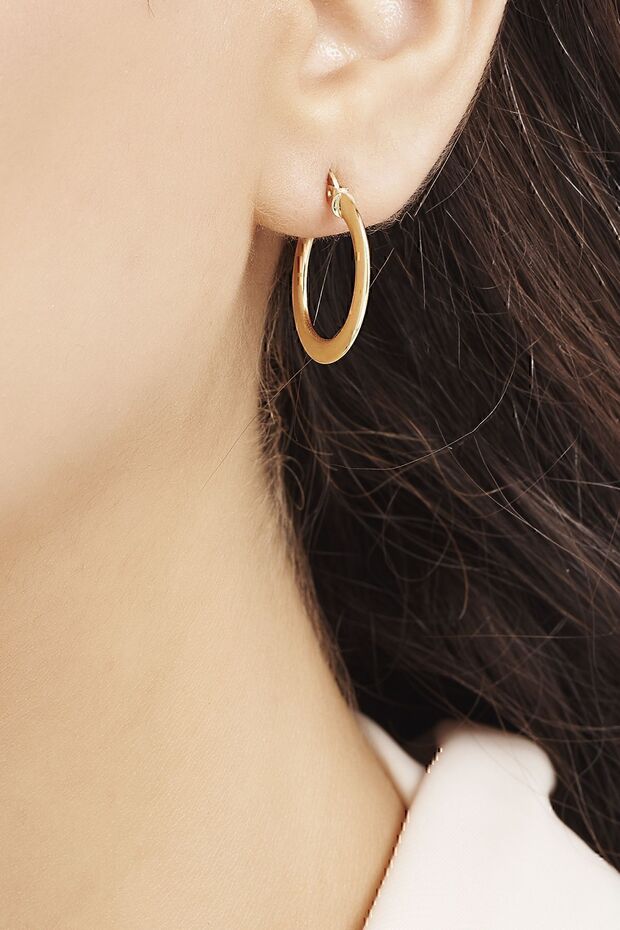 Altın Halka Küpe - 2