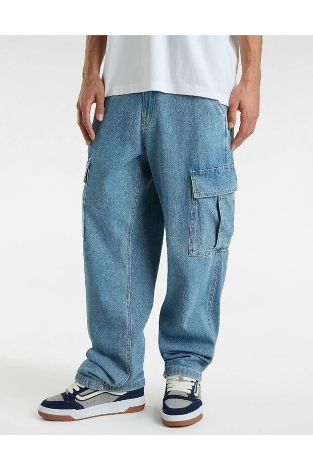 Service Cargo Loose Denim Pant - 1