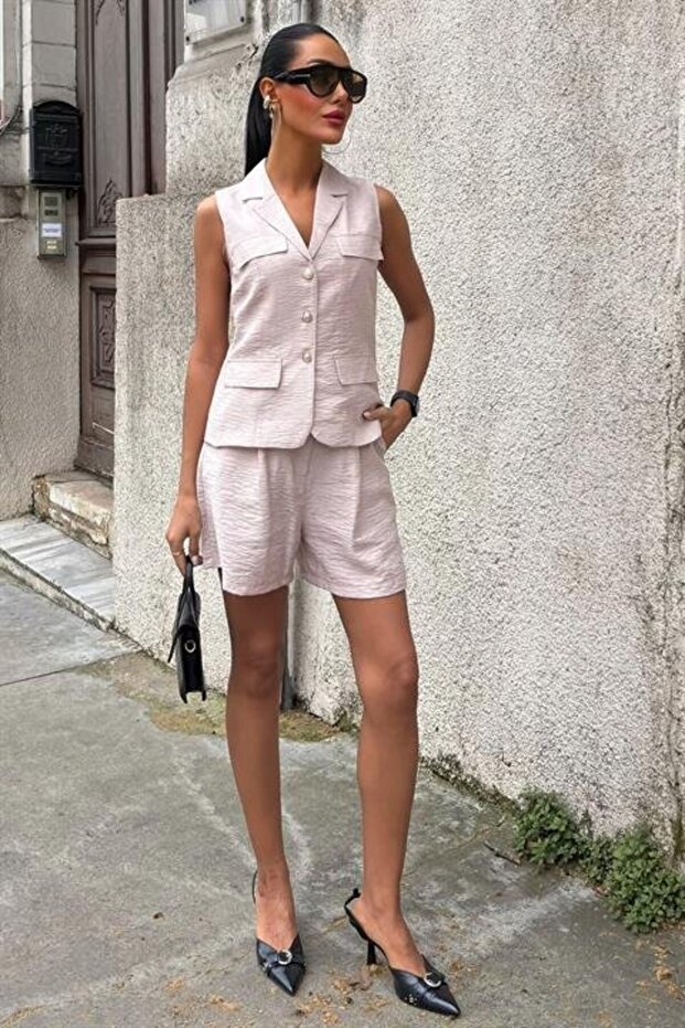 Vest Shorts Viscon Suit 10156-17