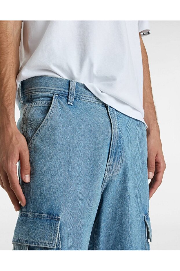 Service Cargo Loose Denim Pant - 5