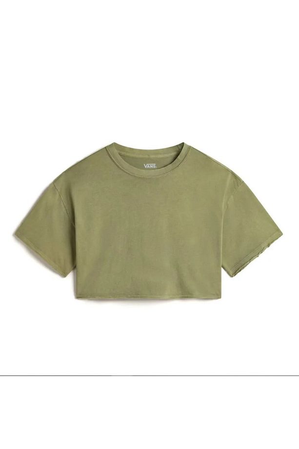 Relaxed Crop Wash SS Tee - 1
