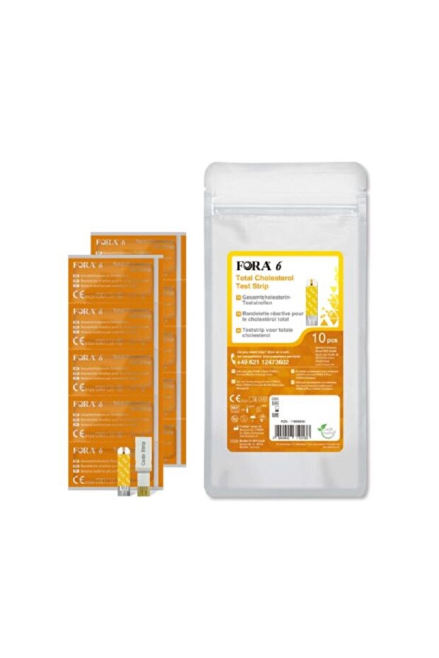 6 أشرطة الكوليسترول 10 قطع - 1