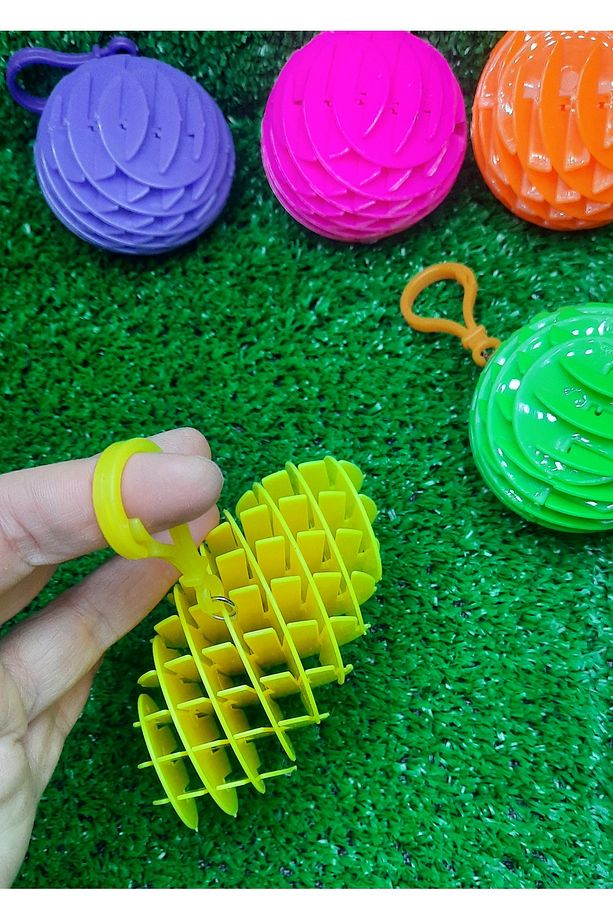 Worm Fidget Stres Giderici Yaylı Büyüyüp Küçülen Yay Açılınca 15,5 cm 1 Adet - 3