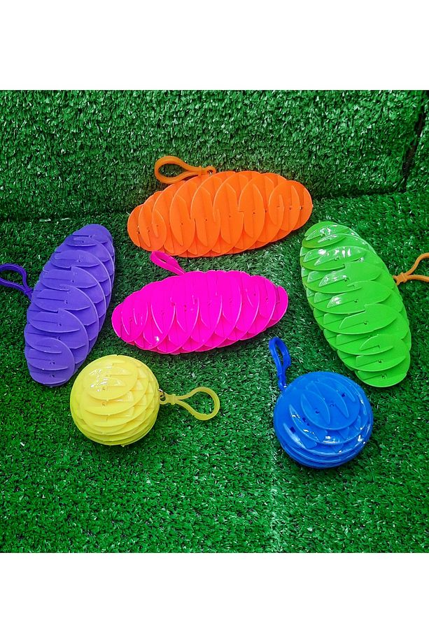 Worm Fidget Stres Giderici Yaylı Büyüyüp Küçülen Yay Açılınca 15,5 cm 1 Adet - 4