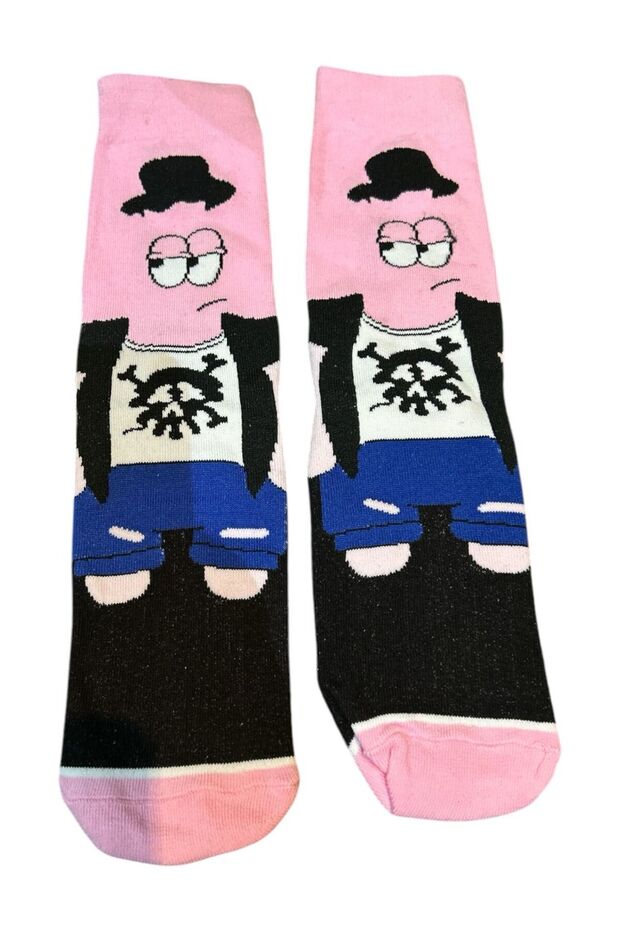جوارب كلاسيكية أبيض وأسود سادة Basic Mono Socks