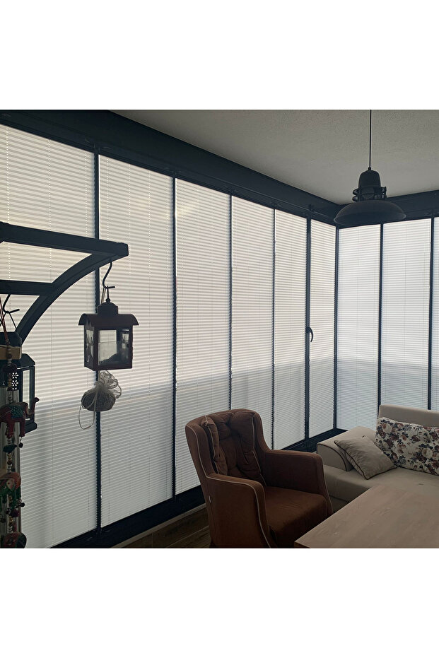 1.KALİTE KREM PLİSEL PERDE (VİDALI-KANCALI) - 1