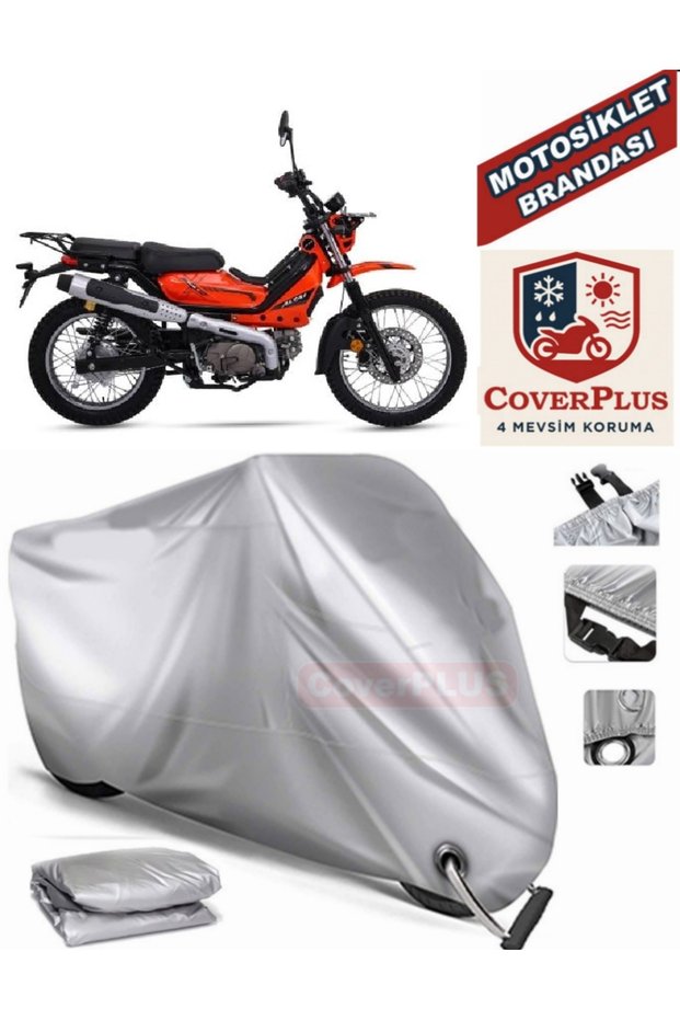 Gray Lock Compatible Motor Tarpaulin Altai Tank X125 Motorcycle Tarpaulin Cover Tent (Motoen)