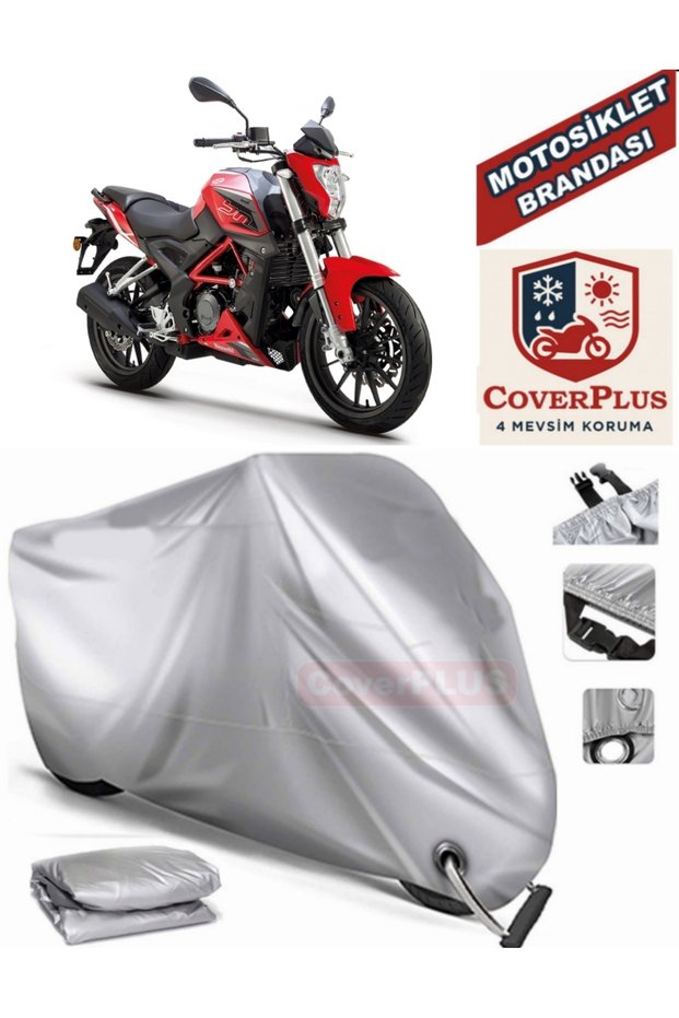Gray Lock Compatible Motor Tarpaulin Benelli Bn 251 Motorcycle Tarpaulin Cover Tent (Motoen)