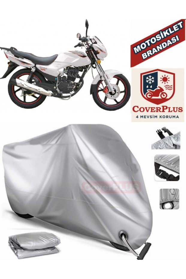 Gray Lock Compatible Motor Tarpaulin King Motor Kr-150-G Motorcycle Tarpaulin Cover Tent (Motoen)