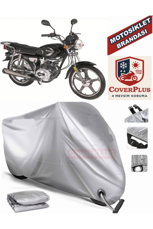 Gray Lock Compatible Motor Tarpaulin Bisan Soil Wrc 100 Motorcycle Tarpaulin Cover Tent (Motoen)