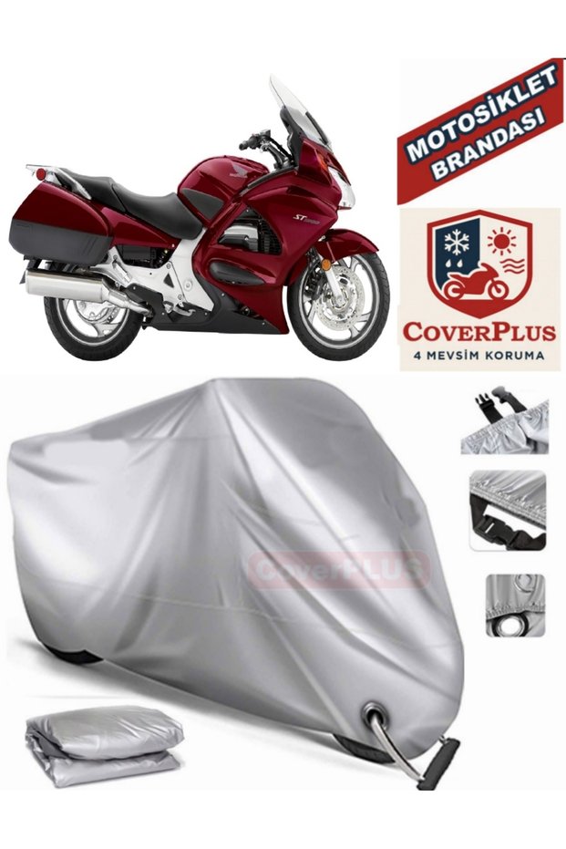 Gray Lock Compatible Motor Tarpaulin Honda 1300 Pan European Motorcycle Tarpaulin Cover Tent (Motoen)