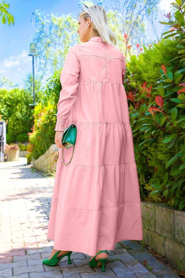 Kat Kat Elbise Pembe HM2172 - 7