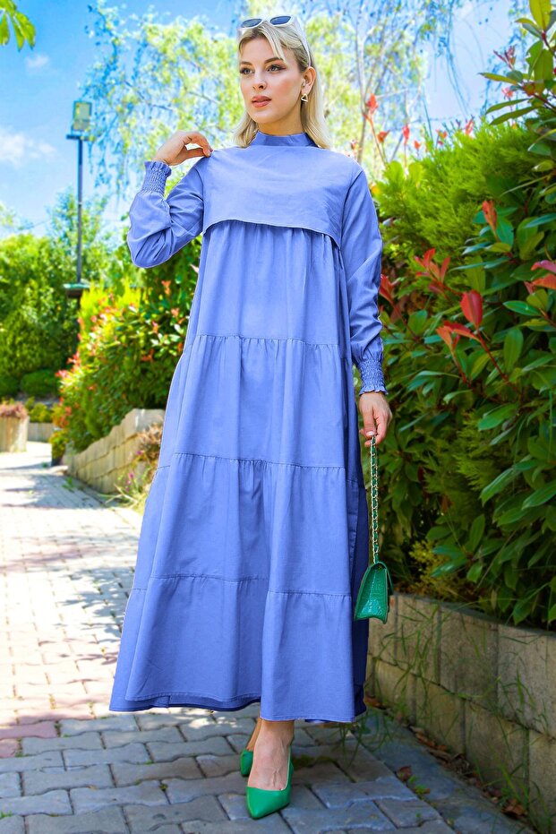 Kat Kat Elbise Açık Mavi HM2172 - 1