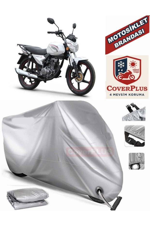 Gray Lock Compatible Motor Tarpaulin Kuba Razore 150 Motorcycle Tarpaulin Cover Tent (Motoen)