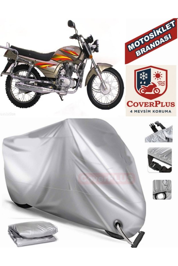 Gray Lock Compatible Motor Tarpaulin Kanuni Motocar 200 Motorcycle Tarpaulin Cover Tent (Motoen)