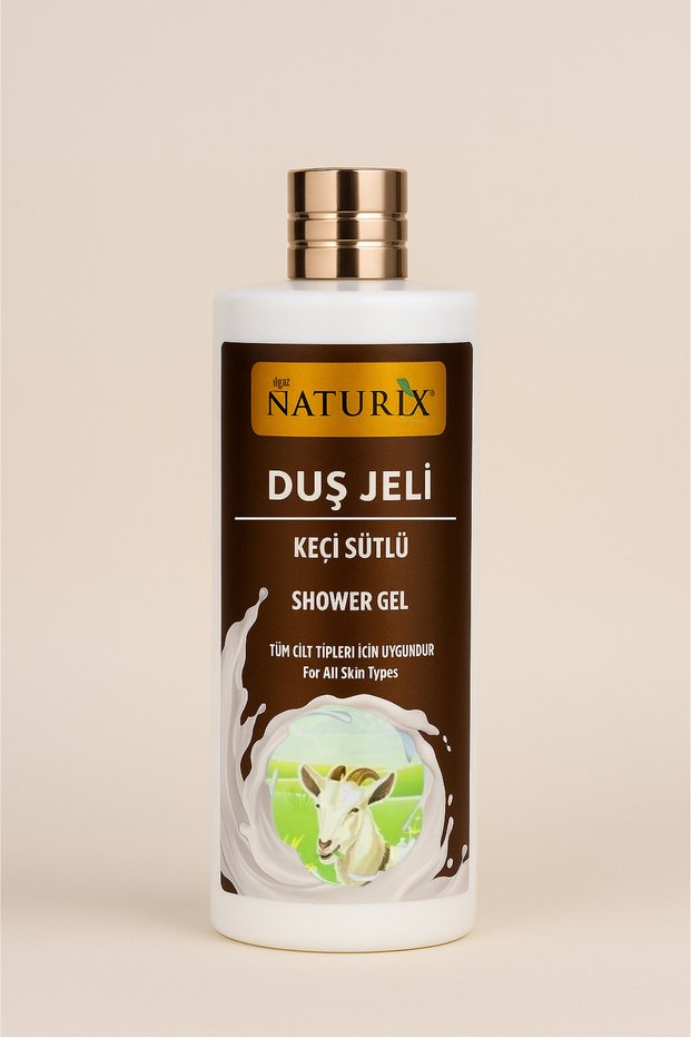 400ml Goat Milk Shower Gel Moisturizing Skin Smoothing Intensive Moisturizing Cleansing Shower Gel