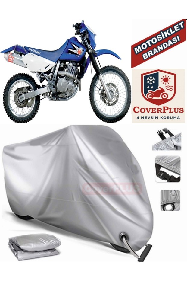 Gray Lock Compatible Motor Tarpaulin Suzuki Dr650 Rs Motorcycle Tarpaulin Cover Tent (Motoen)