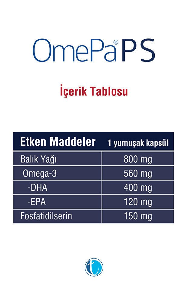 PS 30 Yumuşak Kapsül Fosfatidilserin Omega 3 Balık Yağı - 2