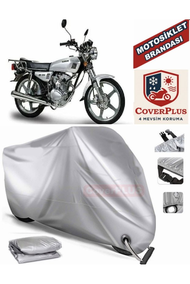 Gray Lock Compatible Motor Tarpaulin Act Bs 125 Motorcycle Tarpaulin Cover Tent (Motoen)
