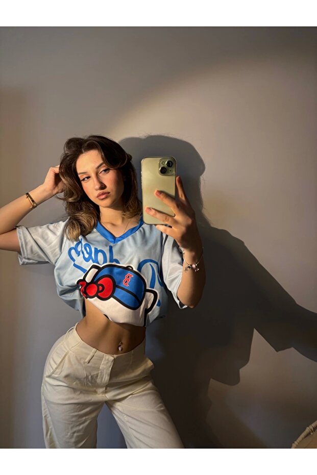 Mavi Hello Kitty Detail Jersey Forma - 5