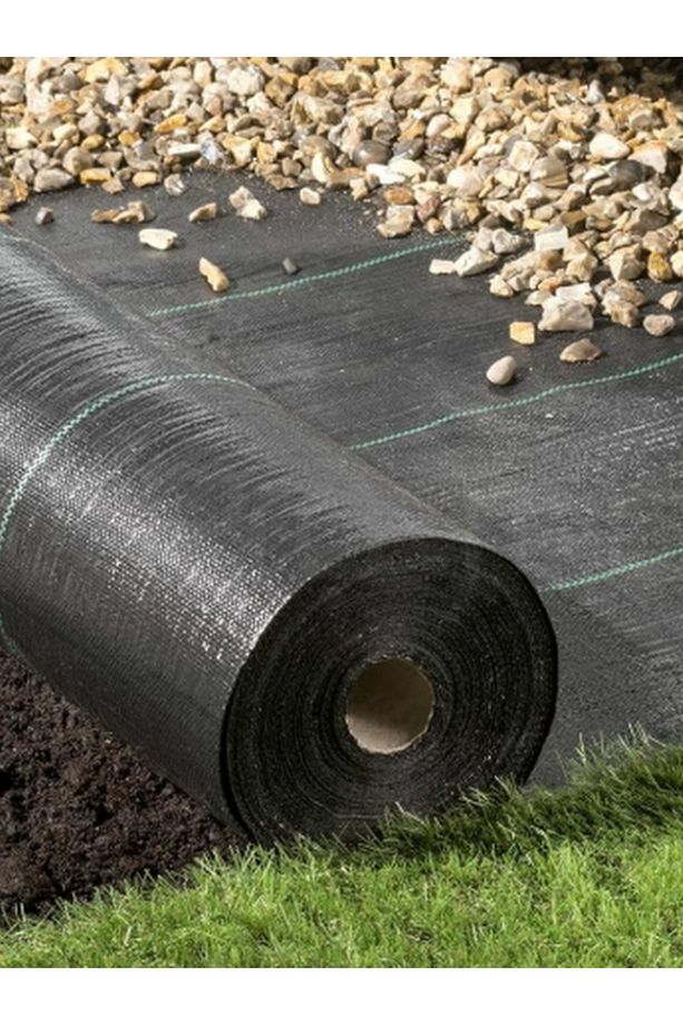 Taban Örtüsü 105cm X 20 Metre Sera Taban Örtüsü Jüt Taban Örtüsü Malçlama Örtüsü Yer Örtüsü - 7